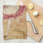 De konijnenhol omlaag theedoek (Quarter Fold)