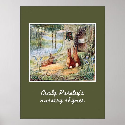 De konijnenretraite poster (Voorkant)