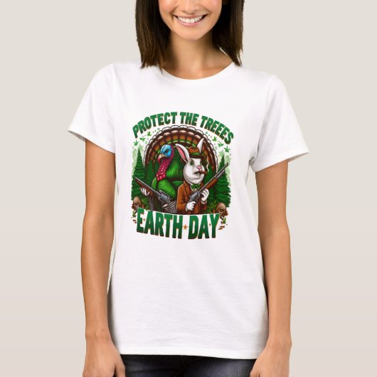 De konijnensluipschutter t-shirt (Voorkant)