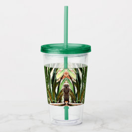 "De koning" Acrylische Drink Tumbler Acryl Drinkbeker