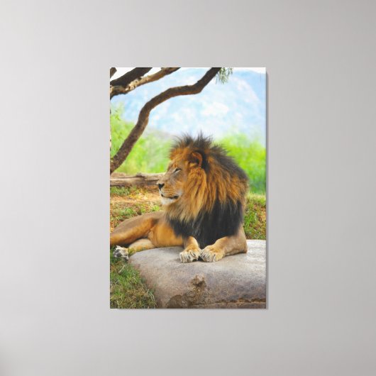 De koning. canvas afdruk (Voorkant)