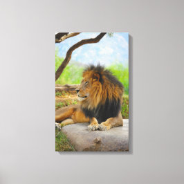 De koning. canvas afdruk