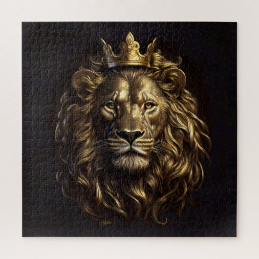 De koning! De niet-zo-laffe leeuw van Oz Legpuzzel (Verticaal)