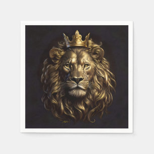 De koning! De niet-zo-laffe leeuw van Oz Servet