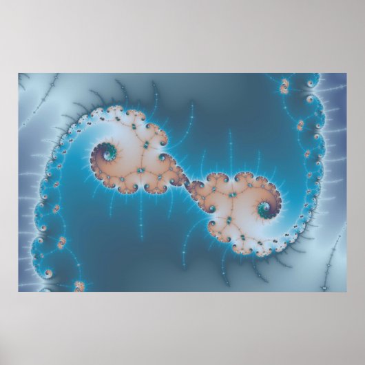 De koning - Fractal Poster (Voorkant)