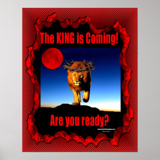 De koning komt uit Poster