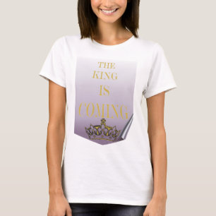 De Koning komt, zet de bladzijde om T-shirt