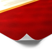 De Koning ondertekent papier | AI Art Poster (Hoek)