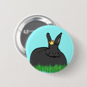 DE KONING RONDE BUTTON 5,7 CM (Voorkant /achterkant)