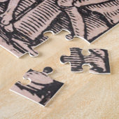 De koning, van de Dans van de Dood Legpuzzel (Zijkant)