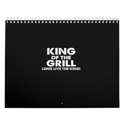 de koning van de gril leeft de koning kalender (Hoes)