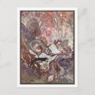 De koning van de Meerman door Edmund Dulac Briefkaart