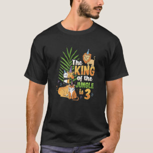 De koning van het oerwoud is 3 vogeldierentuin t-shirt