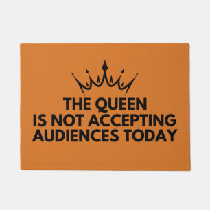 De koningin accepteert vandaag geen publiek deurmat