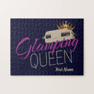 De Koningin Camping met caravans Legpuzzel