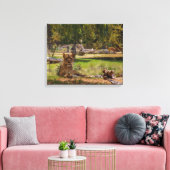 De koningin canvas afdruk (Insitu (Woonkamer))