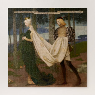 De Koningin en de Page door Marianne Stokes Legpuzzel