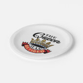 De koningin heeft de vrouwelijke pensioen papieren bordje (Gekanteld)