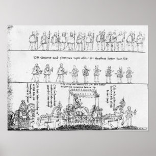 De koningin in in haar nest poster