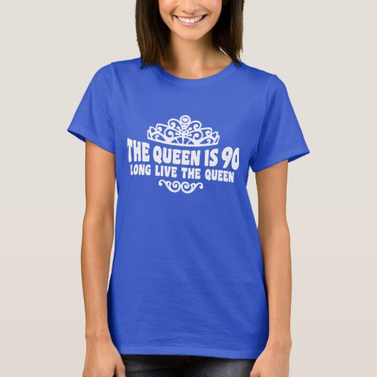De koningin is 90 t-shirt (Voorkant)