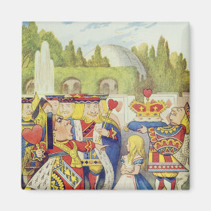 De koningin is gekomen. En is ze niet boos." Magneet