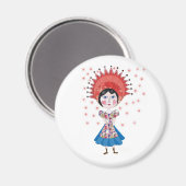 De koningin magneet (Voorkant / Achterkant)