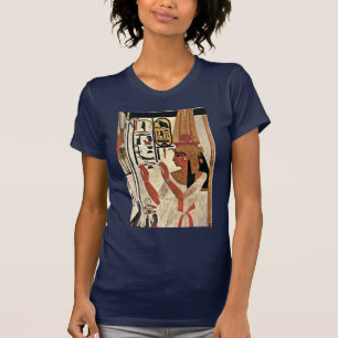 de koningin nefertari in de gebedsrust door maler  t-shirt