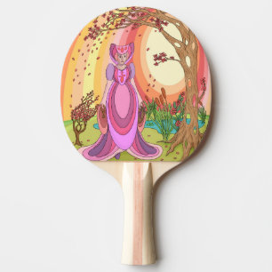 De koningin tafeltennisbatje