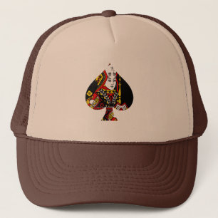 De koningin van de schoppen trucker pet