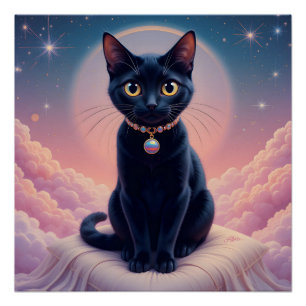 De Koningin Van De Zwarte Kat Helse Perfect Poster
