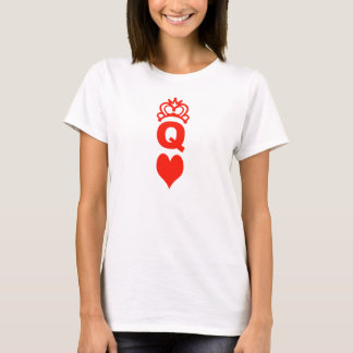 De koningin van het hart t-shirt