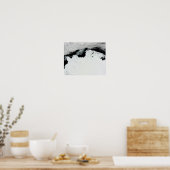 De koningin van Mary aan de kust van Antarctica Poster (Keuken)