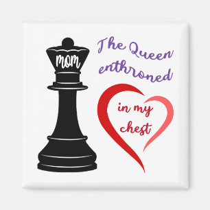De koningin van mijn hart magneet