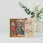 De koningin van Sheba Briefkaart (Staand voorkant)