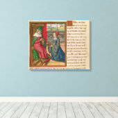De koningin van Sheba Canvas Afdruk (Insitu (Houten vloer))