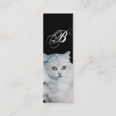 DE KONINGIN VAN WITTE VANGSTMONOGRAM MINI VISITEKAARTJE (Achterkant)