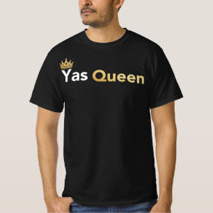 De Koningin van Yas - dood Koningin Funny Meme T-shirt