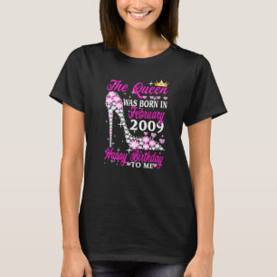 De koningin werd geboren in februari 2009 14e verj t-shirt