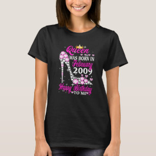 De koningin werd geboren in februari 2009 14e verj t-shirt