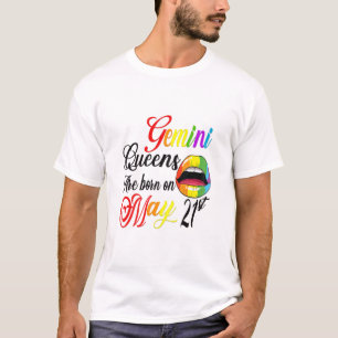 De koninginnen van de regenbooglamp worden geboren t-shirt