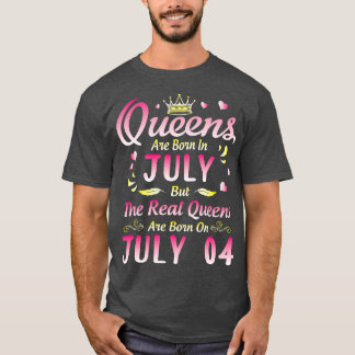 De koninginnen worden geboren in juli, maar de ech t-shirt