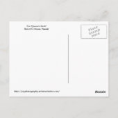 De "Koningin's Bath", Kauai, Hawaii. Briefkaart (Achterkant)