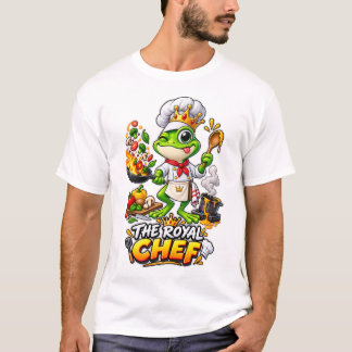 De Koninklijke Chef – Grappige Koninklijke Kikker T-shirt