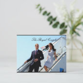 De koninklijke prins William en Kate MI-ddleton Briefkaart (Staand voorkant)