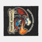 De kookdraak fleece deken (Voorkant (Horizontaal))