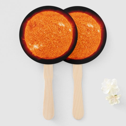 De kookzon handwaaier (Voorkant en achterkant)