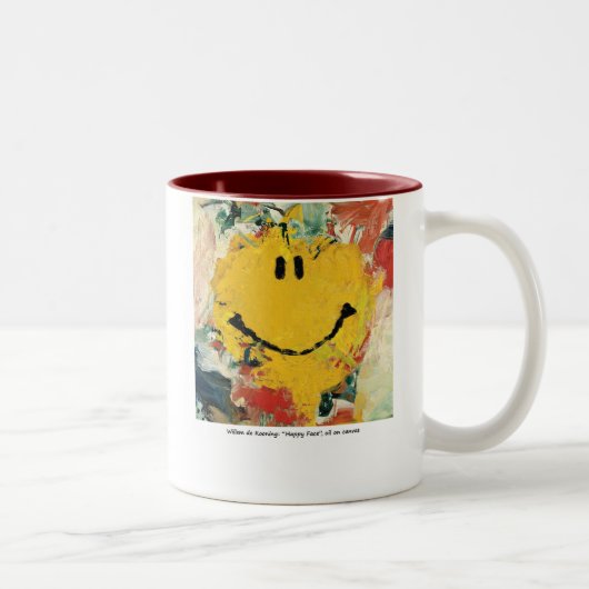 de kooning happy face mug (Droit)