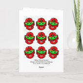 De KoorMaatschappij van de robot - het Gelukkige Kaart (Achterkant)