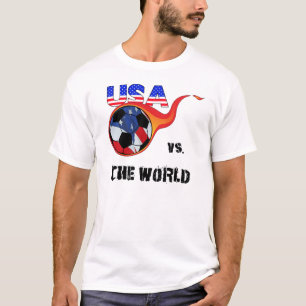 De Kop van de wereld - de V.S. versus De wereld T-shirt