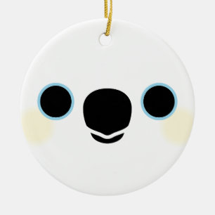 De kop van een Triton kaketoe Keramisch Ornament